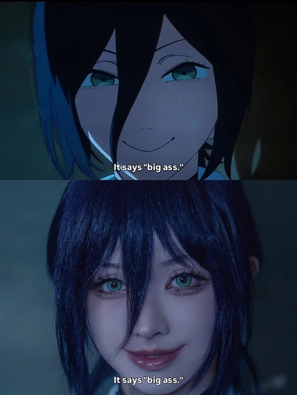 想成为电次! 美女coser还原《电锯人 蕾塞篇》泳池名场面