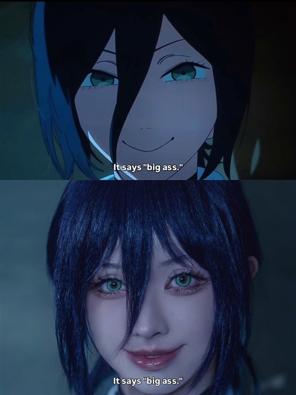 想成为电次! 美女coser还原《电锯人 蕾塞篇》泳池名场面