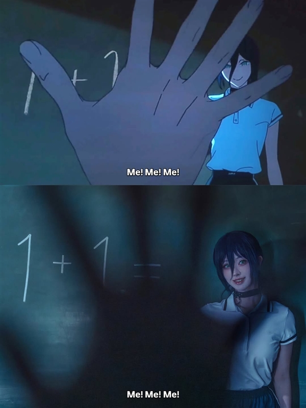 想成为电次! 美女coser还原《电锯人 蕾塞篇》泳池名场面