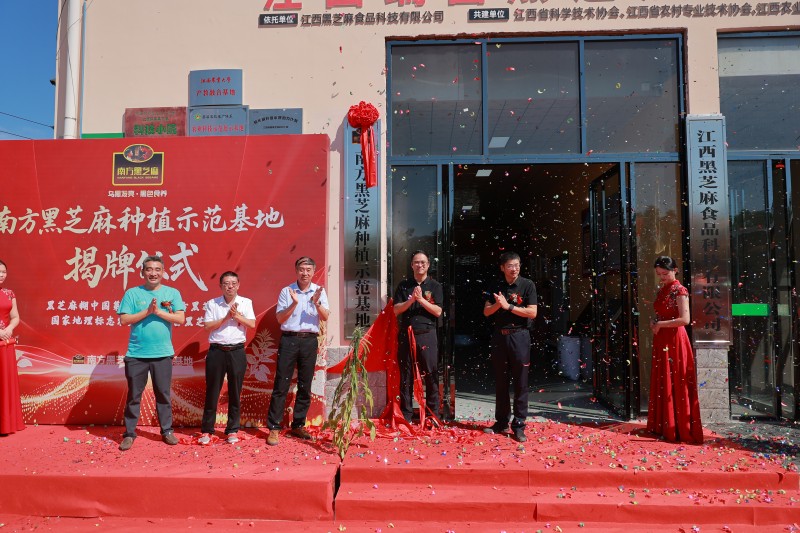 南方黑芝麻种植示范基地瑞昌揭牌：全产业链布局再升级(图1)