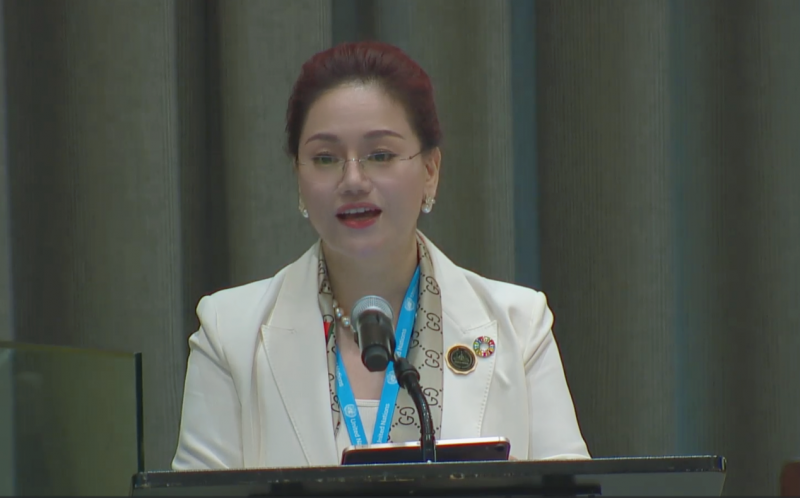 黄安妮在联合国发表推动女性赋权与性别平主题演讲(图1) 黄安妮在联合国发表推动女性赋权与性别平主题演讲(图1)